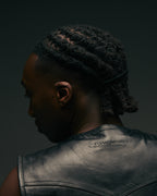 SLEEVELESS LEATHER JACKET - COMMUNITY