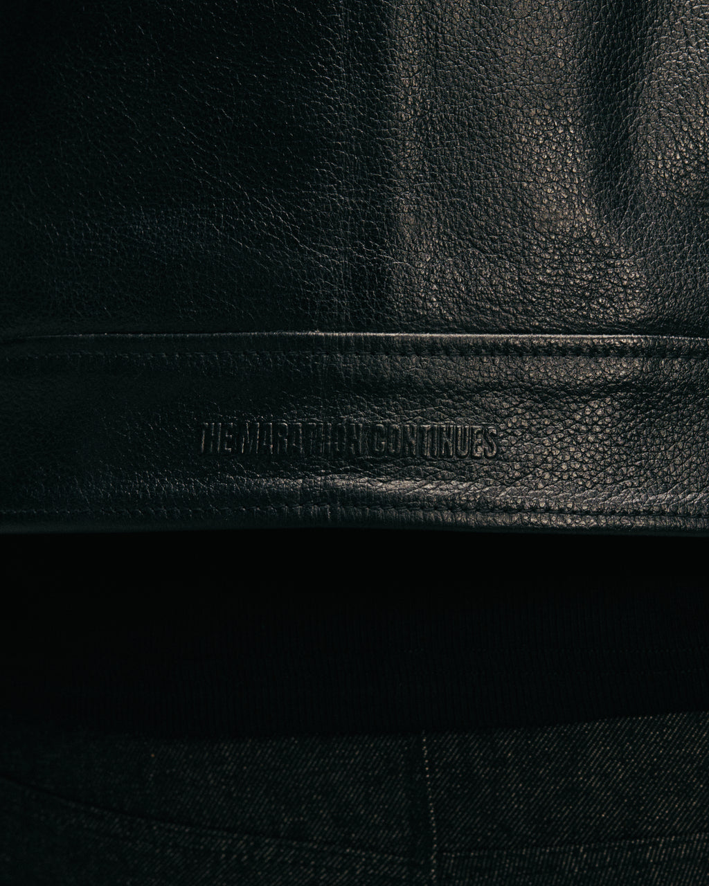 SLEEVELESS LEATHER JACKET - COMMUNITY